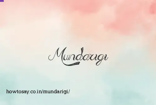 Mundarigi