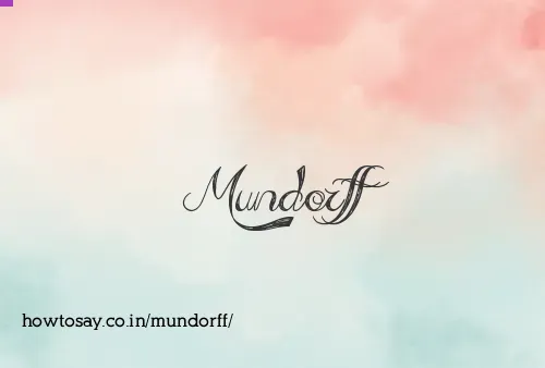 Mundorff