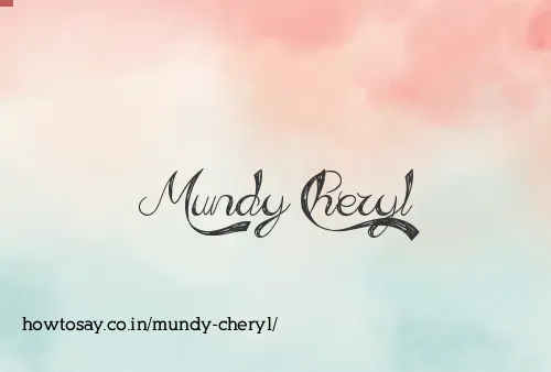 Mundy Cheryl