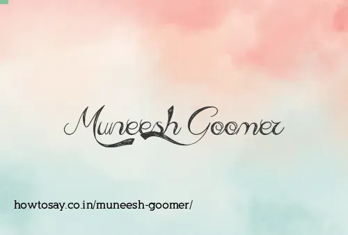 Muneesh Goomer