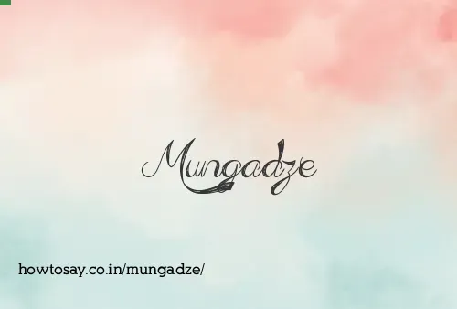 Mungadze
