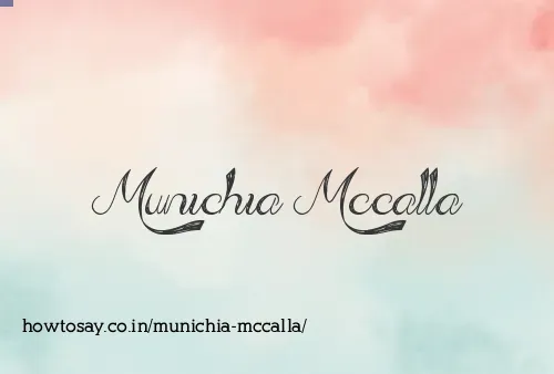 Munichia Mccalla