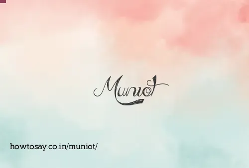 Muniot