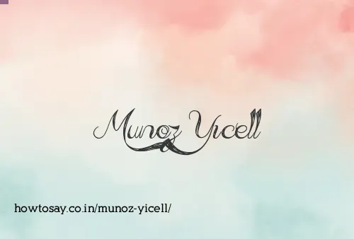Munoz Yicell