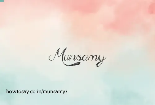 Munsamy
