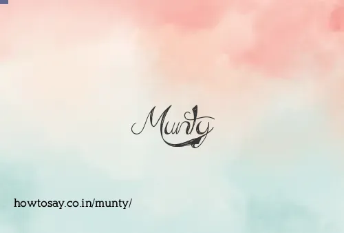 Munty