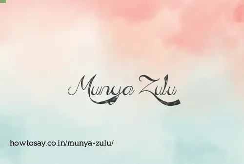 Munya Zulu