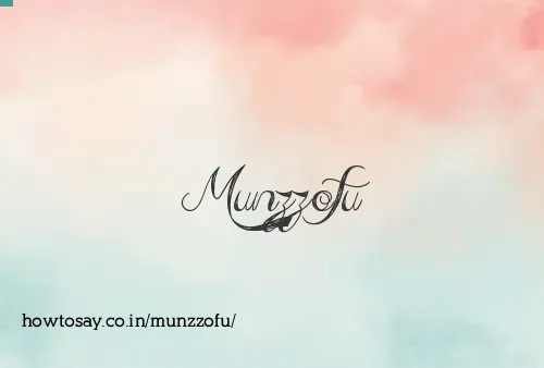 Munzzofu