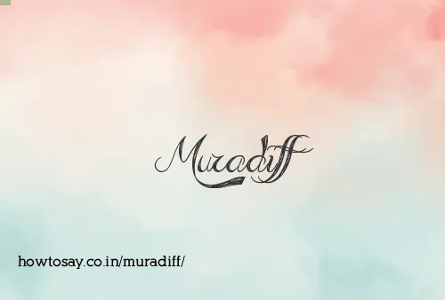 Muradiff