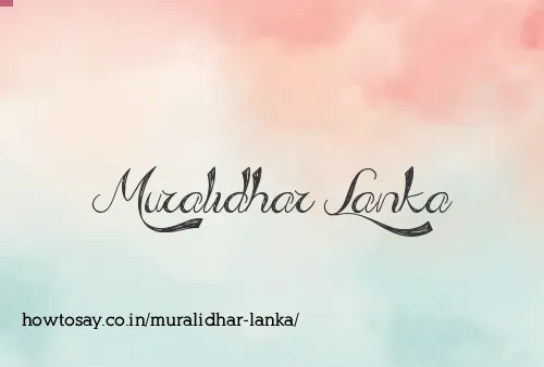 Muralidhar Lanka