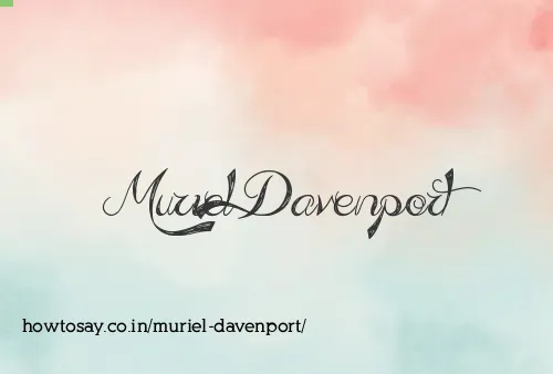 Muriel Davenport