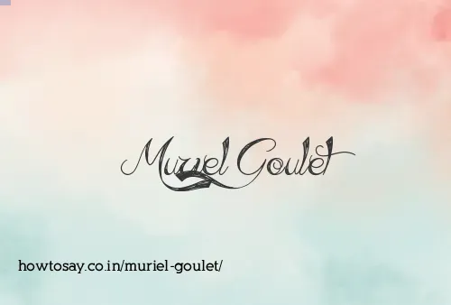 Muriel Goulet
