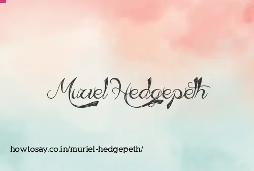 Muriel Hedgepeth