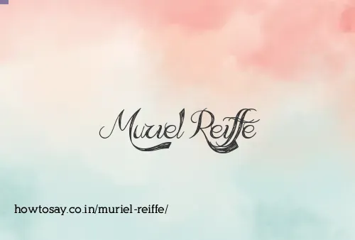 Muriel Reiffe