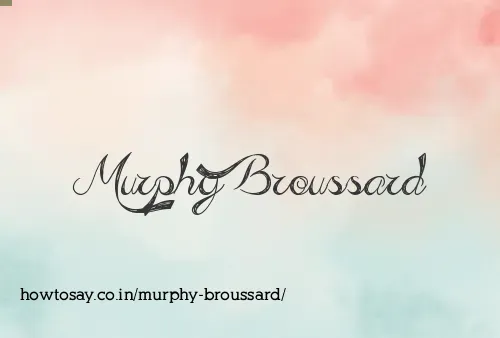 Murphy Broussard