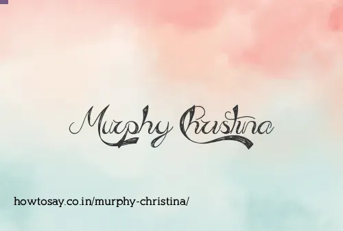 Murphy Christina