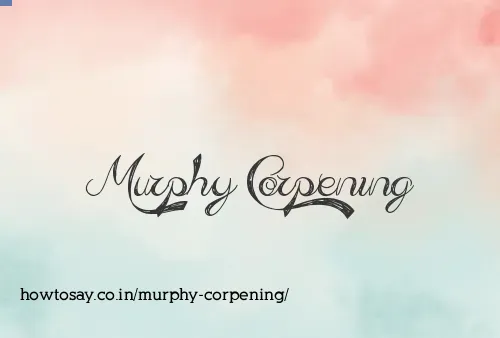 Murphy Corpening