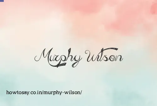 Murphy Wilson