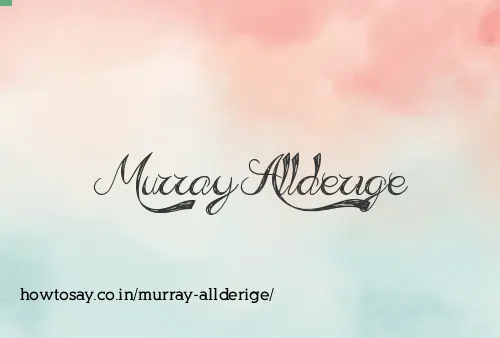 Murray Allderige