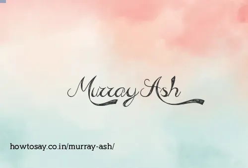 Murray Ash