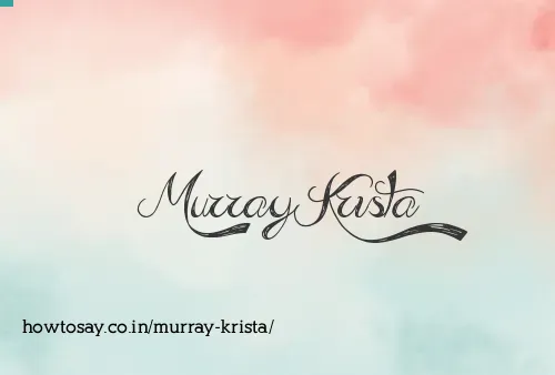 Murray Krista