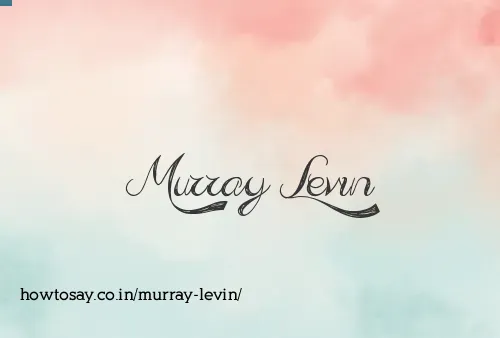 Murray Levin