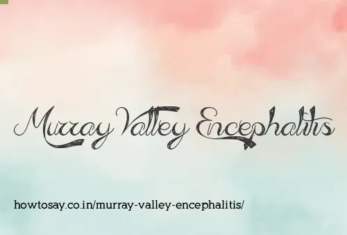 Murray Valley Encephalitis