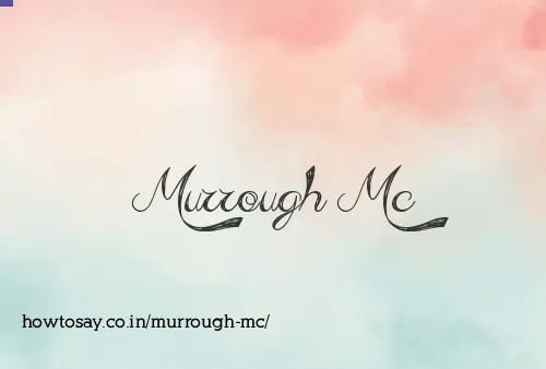 Murrough Mc