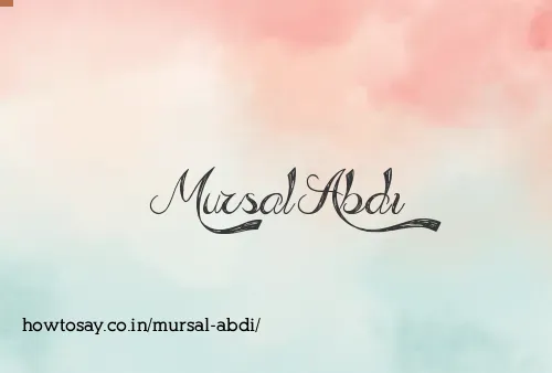 Mursal Abdi