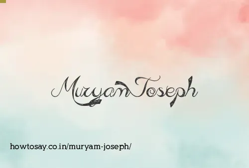 Muryam Joseph