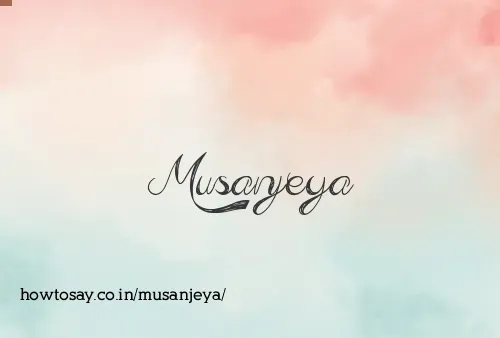 Musanjeya