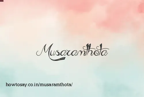 Musaramthota