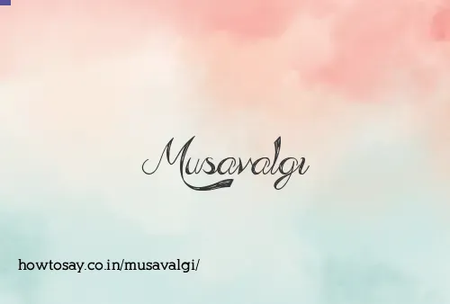 Musavalgi