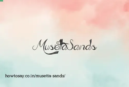 Musetta Sands