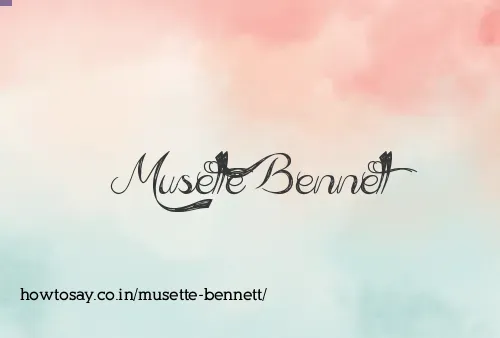 Musette Bennett
