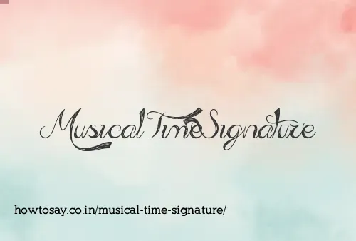 Musical Time Signature