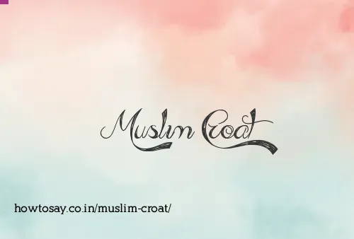 Muslim Croat