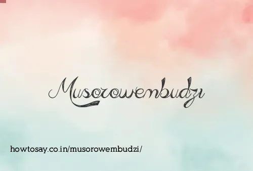 Musorowembudzi