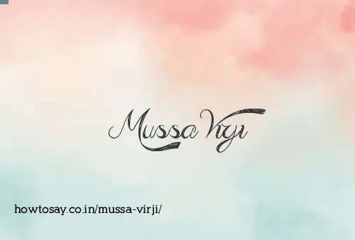 Mussa Virji