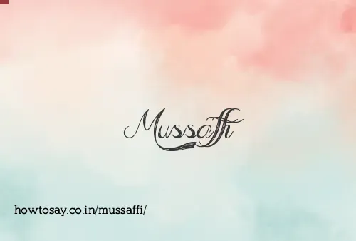 Mussaffi