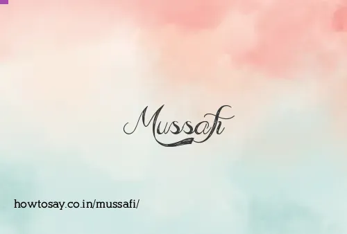 Mussafi