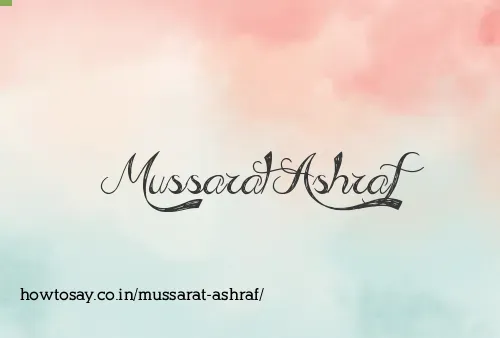 Mussarat Ashraf
