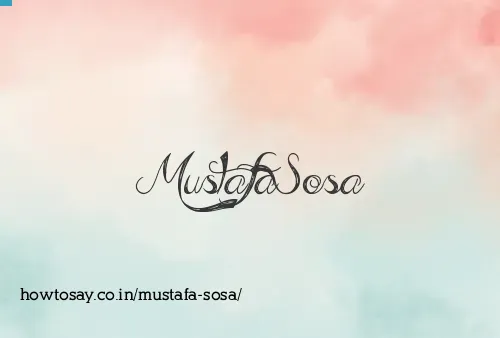 Mustafa Sosa