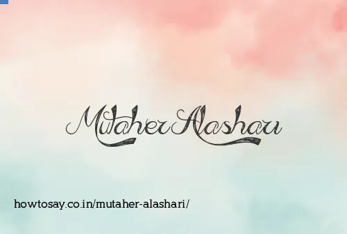 Mutaher Alashari