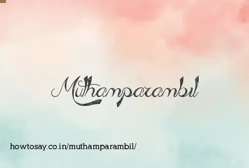 Muthamparambil