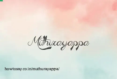 Muthurayappa