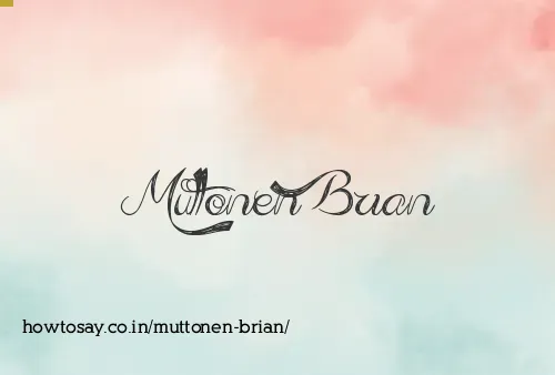 Muttonen Brian
