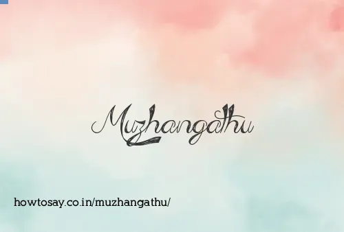 Muzhangathu