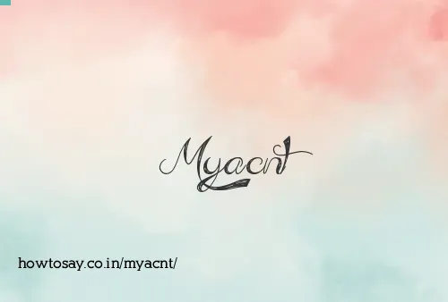 Myacnt