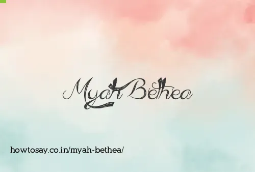 Myah Bethea